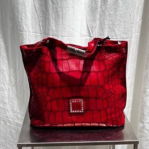 Campomaggi Red Crocodile Bag